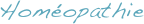 Homéopathie
